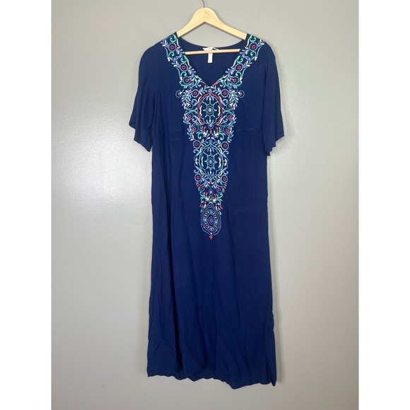 Soma Dresses & Skirts - Soma maxi embroidered dress small travel casual vacation